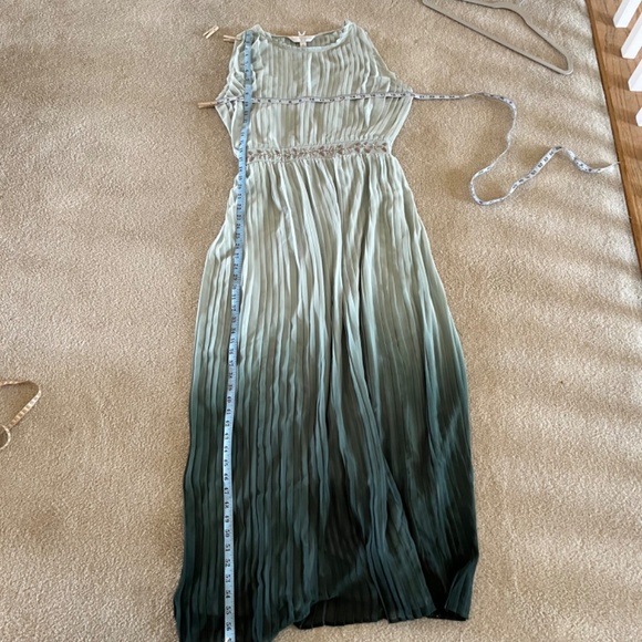 Lauren Conrad | NWT Runway Limited Edition Size 12 Mint Ombre Maxi Pleated Dress - Picture 6 of 8